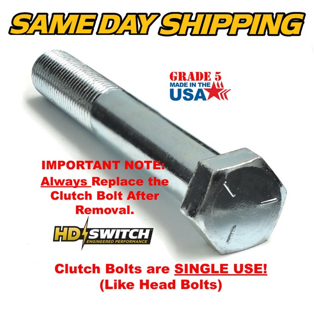 Hustler Big Dog, Hex Head Clutch Bolt repalces 601834 Grade 5 FAST