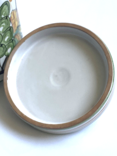Vintage Fortnum und Mason Made in Italy handbemalte Keramikdose mit Deckel - Trauben - Bild 9 von 9