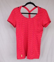 Lole Brand M Smash Magenta Braided Racer Back Strap Cap Sleeve Fitness Top Lole Brand M Smash Magenta Braided Racer Back Strap Cap Sleeve Fitness Top