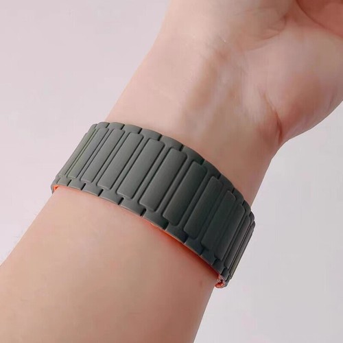 Magnetyczny pasek sportowy do Apple Watch Ultra 2 10 9 8 7 6 5 38-49MM silikonowy pasek - Zdjęcie 3 z 40
