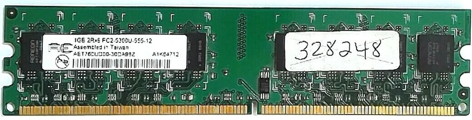 AENEON PC5300 (667MHz) - DDR2 Memory RAM - 1GB - 184 PIN - AET760UD00-30DA98Z - Image 3 of 4