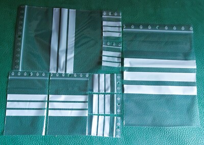 100 Druckverschlussbeutel mit Beschriftungsfeld - Poly Beutel Tüten Plastik ab