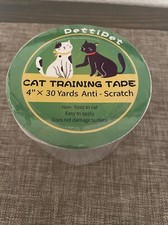 PettiPet Cat Training Tape Anti-Scratch 4  x 30 Yards  Non-Toxic To Cats  NEW 