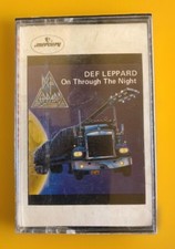 VINTAGE 1980 DEF LEPPARD "ON THROUGH THE NIGHT" CASSETTE TAPE ROCK MERCURY