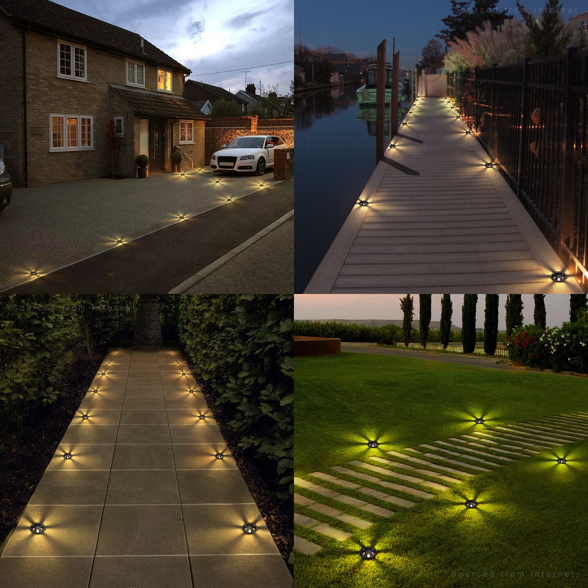 Dc 12 Volt Led Landscape Lights 12 Pack LED 4.5W Outdoor Path Lights
