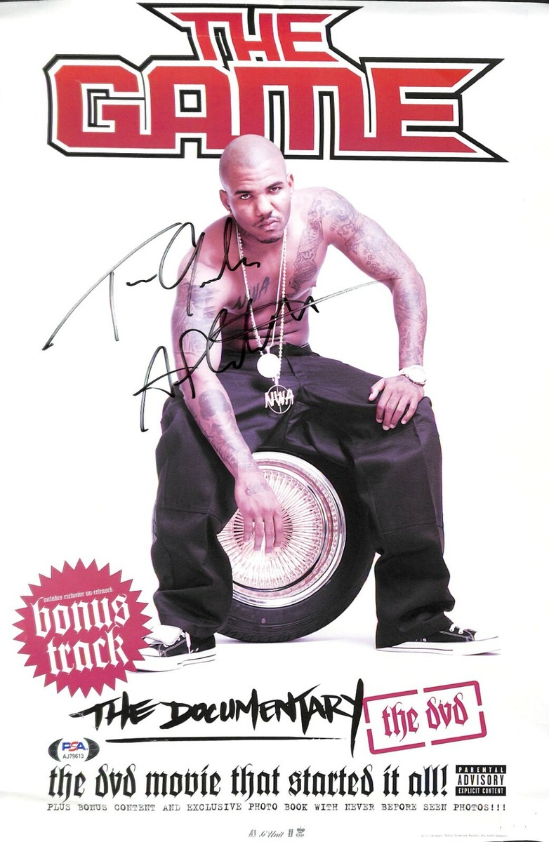 The Game (Jayceon Taylor) ~ Signed Autographed The Documentary Rap