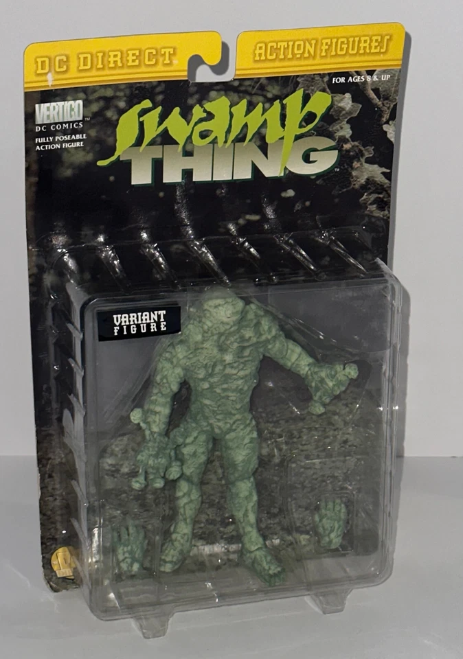 1999 Vertigo DC Comics DC Direct SWAMP THING Glow in the Dark VARIANT Figure - Image 2 of 4