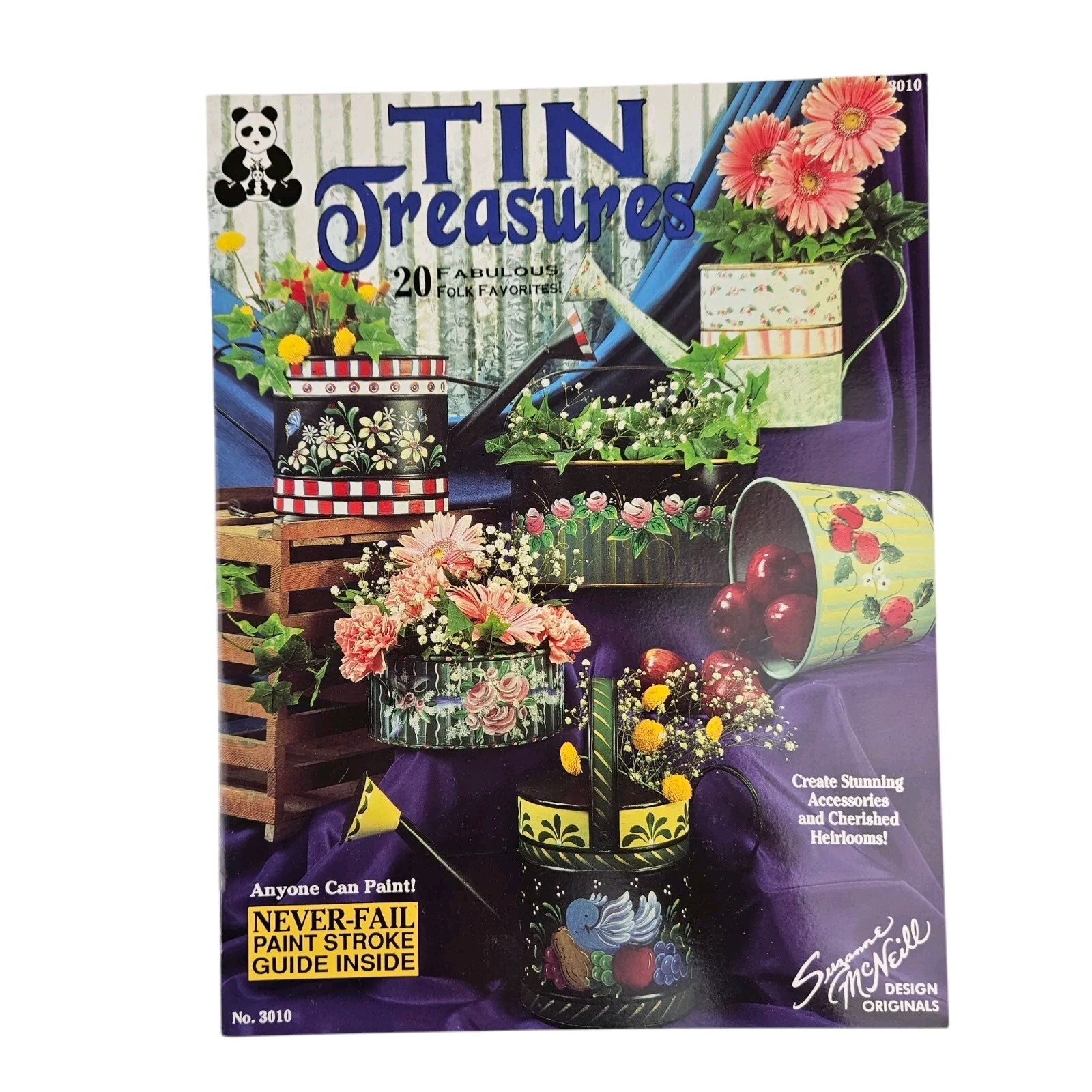 9 Vintage Tole Painting & Craft Books Folk Art Holiday Country Patterns 90s