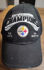 Pittsburgh Steelers NFL 2004 Division Champions Reebok Black Hat Baseball Cap