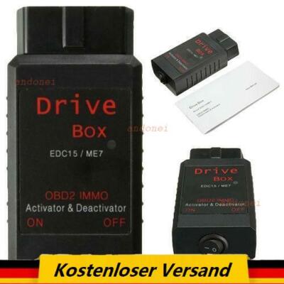 Drive Box Wegfahrsperre Immo off deaktivieren für VW AUDI SEAT SKODA EDC15 ME7