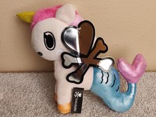 RARE Tokidoki Corsica Mermicorno Plush Toy Mermaid Unicorn 7.5" Simone Legno