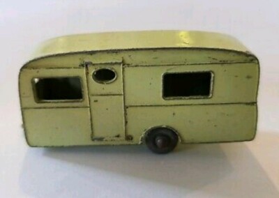Vintage MATCHBOX No 23b Berkeley Cavalier Caravan lime-green MW