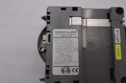 GIDDINGS & LEWIS M.1300.7372 R1 Input Module 24VDC SINK/SOURCE STOCK 625-D - 第 3/4 張圖片