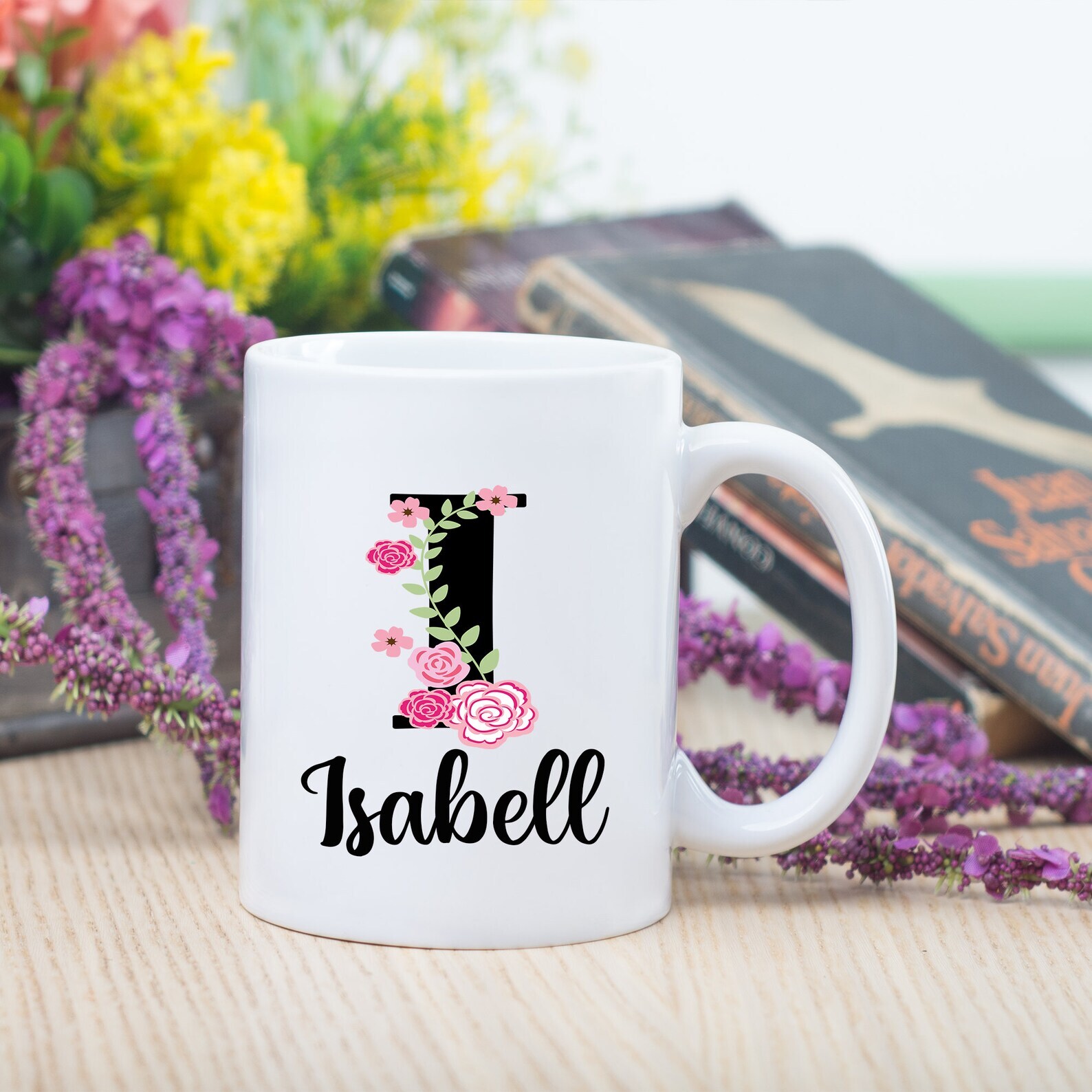 Custom Initial Mug Personalized Coffee Mug Personalized Name Coffee Cupinitial