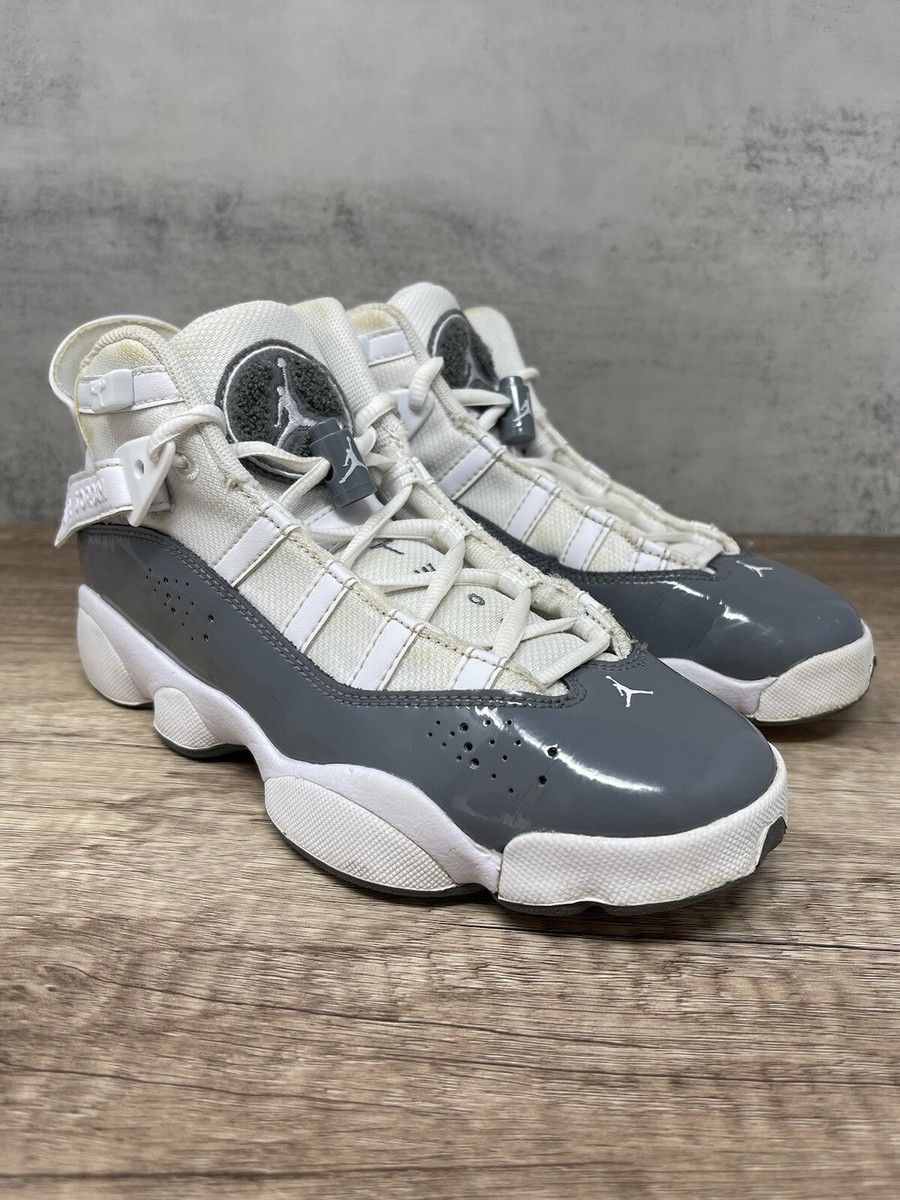 Air Jordan 6 ホワイト/グレー Nike Air Jordan 6 Rings Cool Grey Size 4.5Y / 6 Wmns White