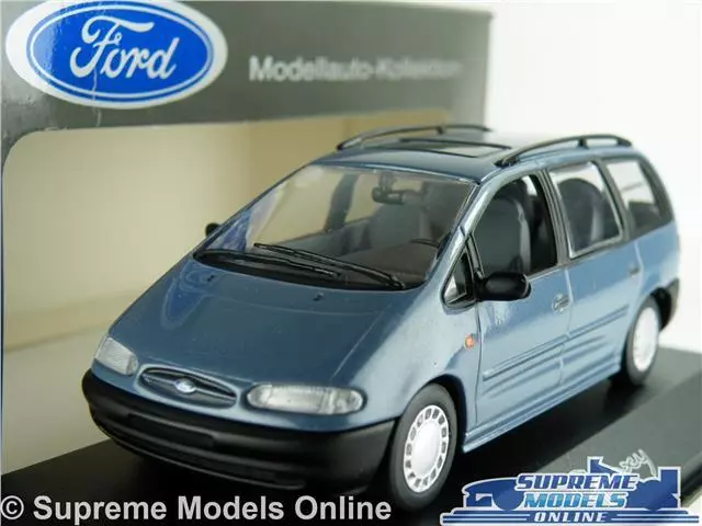 FORD GALAXY MODEL CAR 1 43 SIZE BLUE MINICHAMPS 4 DOOR K8