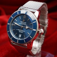 Breitling Superocean Heritage II Blue Dial 46mm Automatic AB2020 Steel Bracelet 2