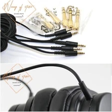 Recabling Upgrade Headphone Cable Wire For Denon AH D1100 AH-D1100 Headset 3M