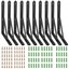 10pack steel wall mounted shelf bracket l shaped heavy duty supporter decor