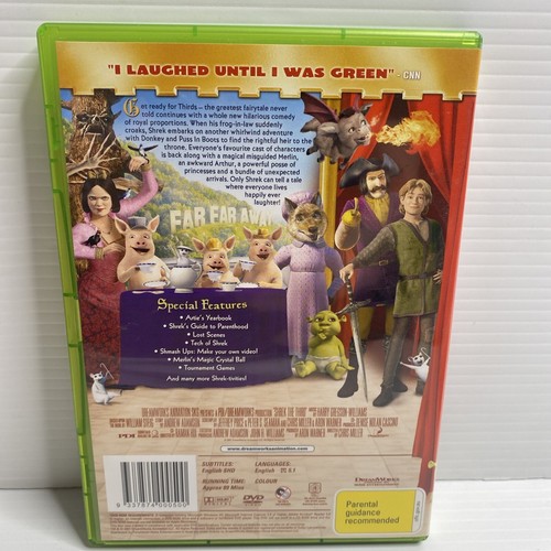 Shrek DVD Bundle (Shrek 1, 2, 3 The Third & Shrek the Halls) Region 4 PAL VGC - Picture 14 of 20