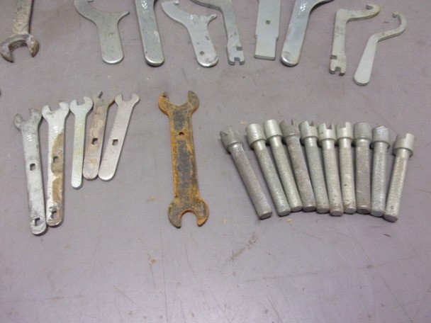 Lot of 49 Assorted Wrenches & Tools for Vintage Japanese Motorcycles