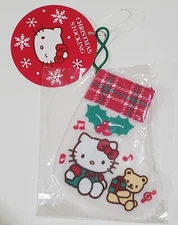 Sanrio Hello Kitty Christmas Tree Mini Stocking Ornaments Vintage Retired x 8