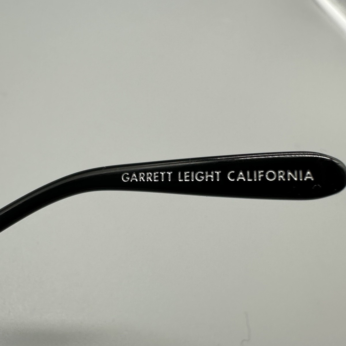 Garrett Leight Cat Eye Glasses in Black and Gold $75 NWT Garrett Leight - Ocean (Black/Amber-Gold) – Good See Co main image 2