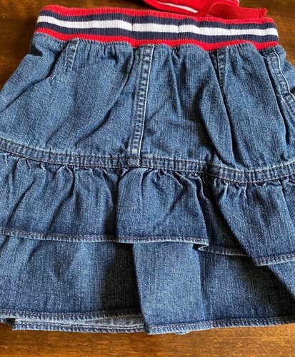 Conjunto de falda Osh Kosh 4T de colección. Diseño Patriótico EE. UU. Excelente Estado. Memorial Day/4th - Imagen 8 de 12