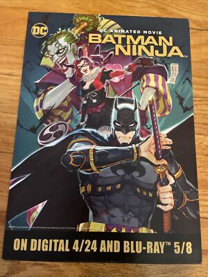 Batman Ninja DC Animated Universe DC PROMO Poster Joker Harley SDCC