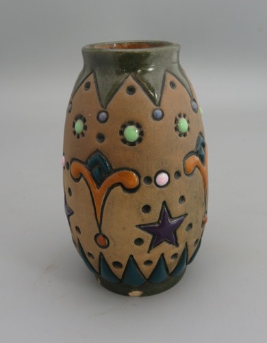 AS FOUND SMALL ART DECO STYLE VASE ENAMEL - AMPHORA AUSTRIA 11920 - 11.25CM HIGH - Picture 10 of 24