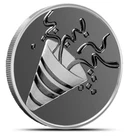 1 oz Emoji Party .999 Fine Silver  BU Round Third SERIES!!