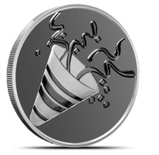 1 oz Emoji Party .999 Fine Silver BU Round Third SERIES!! 101.95 per troy oz