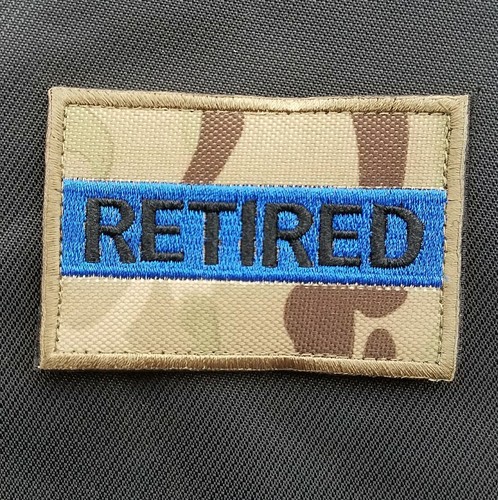 AUSVERKAUFT DIE BLAUE LINIE TAKTISCHES MILITARIA-ABZEICHEN BESTICKTES HAKENSCHLEIFE AUFNÄHERABZEICHEN - Bild 3 von 5