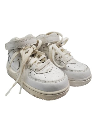 Nike Air Force 1 LE Toddler Triple White Size 8C | eBay