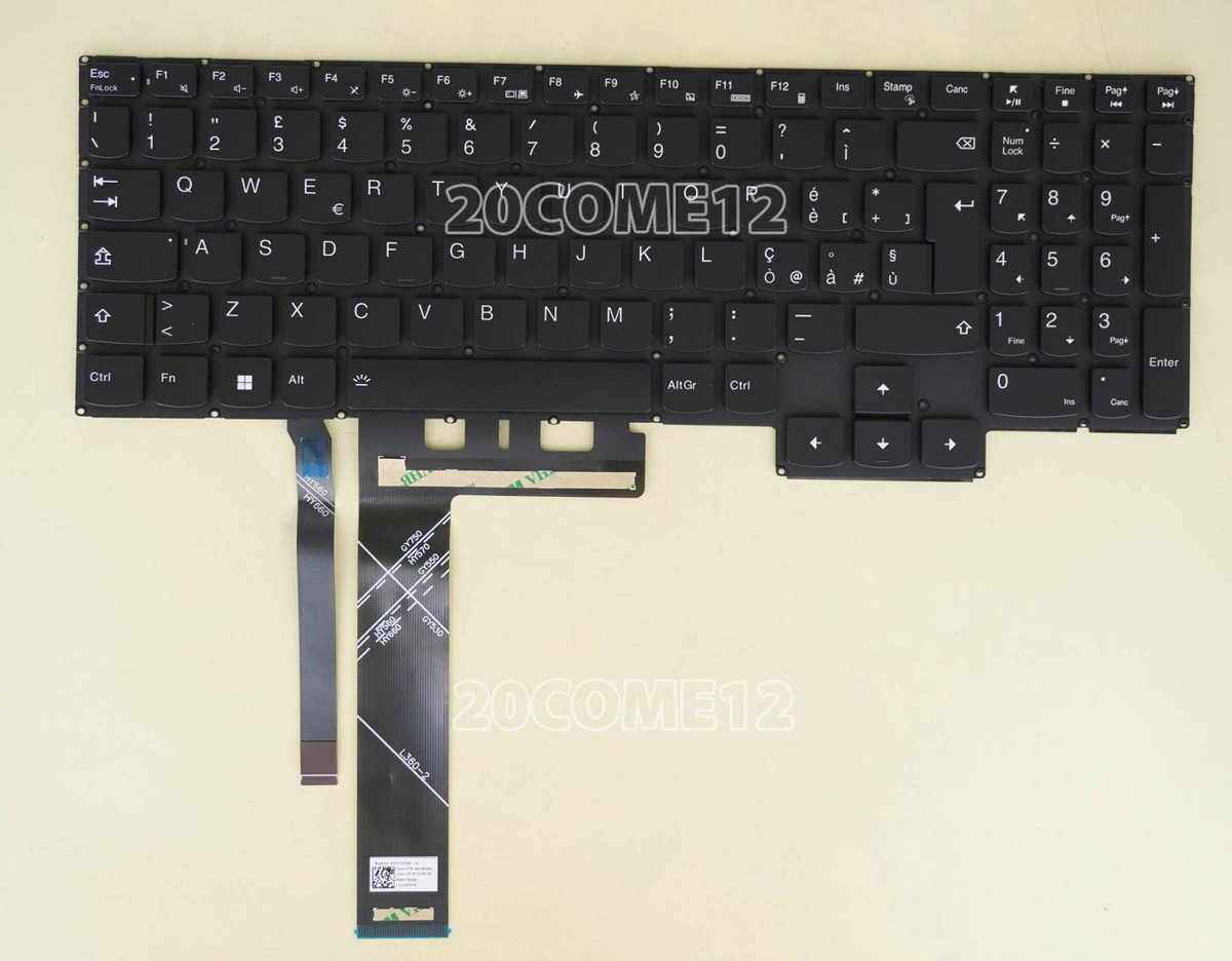New for Lenovo Legion 5-15IMH05 5-15IMH05H Keyboard Italian IT RGB 