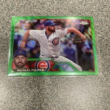 MICHAEL FULMER 2023 Topps Chrome Update Refractor Green Wave #USC183 70 /99 Cubs