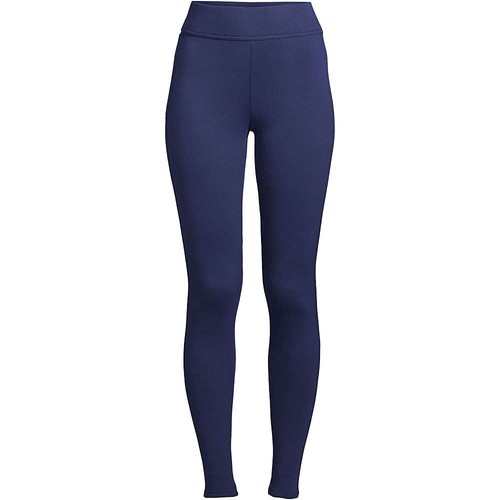 Lands' End Women Serious Sweat Pocket Leggings Deep sea Navy Large XL - Picture 1 of 9