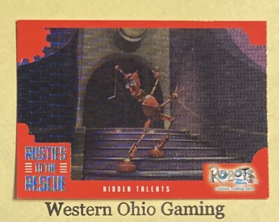Inkworks Robots The Movie Hidden Talents #RR-6 Foil Rusties to The Rescue Card