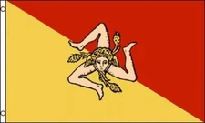 Sicilian Flag 3x5 ft Italian Sicily Italy Bannera da Sicilia Bandiera Siciliana 