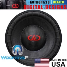 DD AUDIO CB-9515k 15" SUPER CHARGED 8000W CARBON FIBER DUAL 1-OHM SUBWOOFER NEW