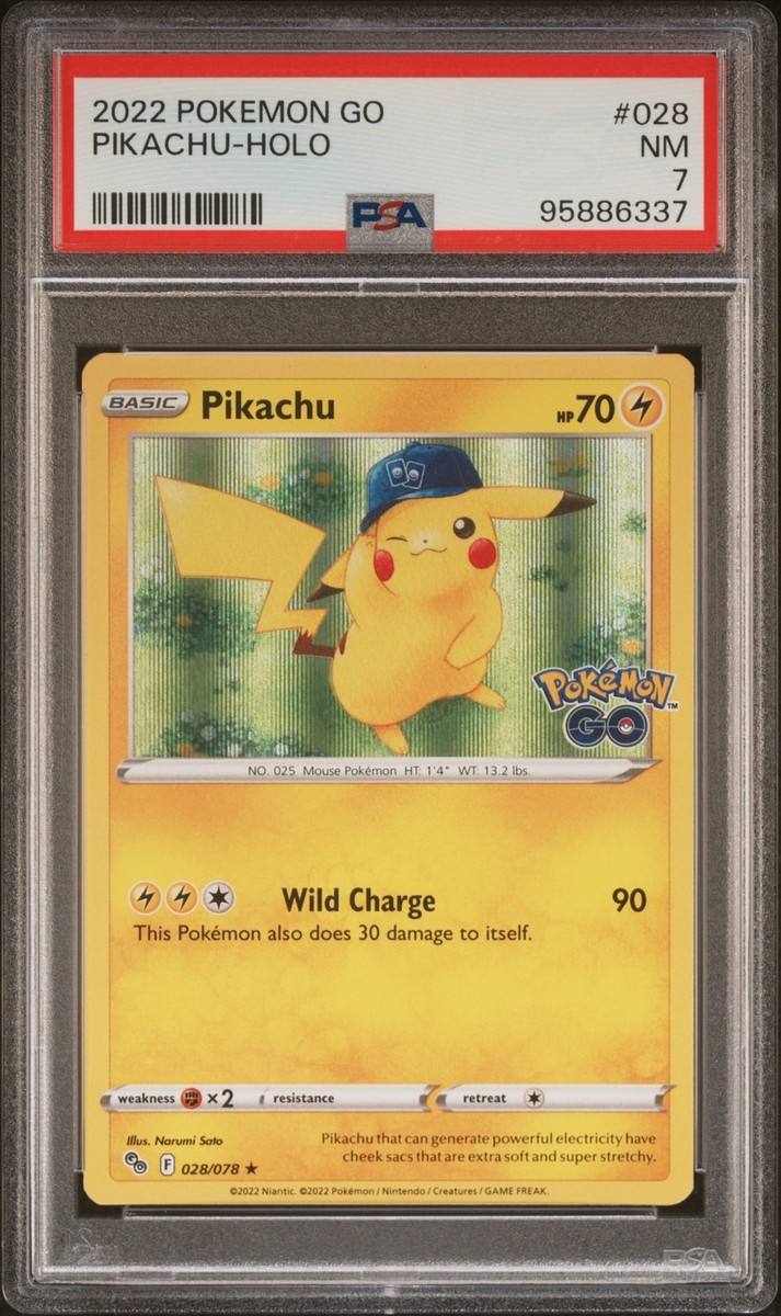 PSA10 ピカチュウ R ポケモンGO 028/071 PIKACHU ピカチュウ R S10b Pokémon GO 028/071 PSA10 - メルカリ