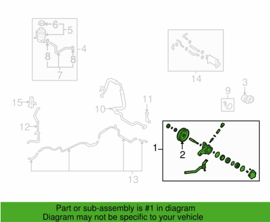 GENUINE ! POWER STEERING PUMP FOR 20062010 HYUNDAI SONATA 3.3L OE