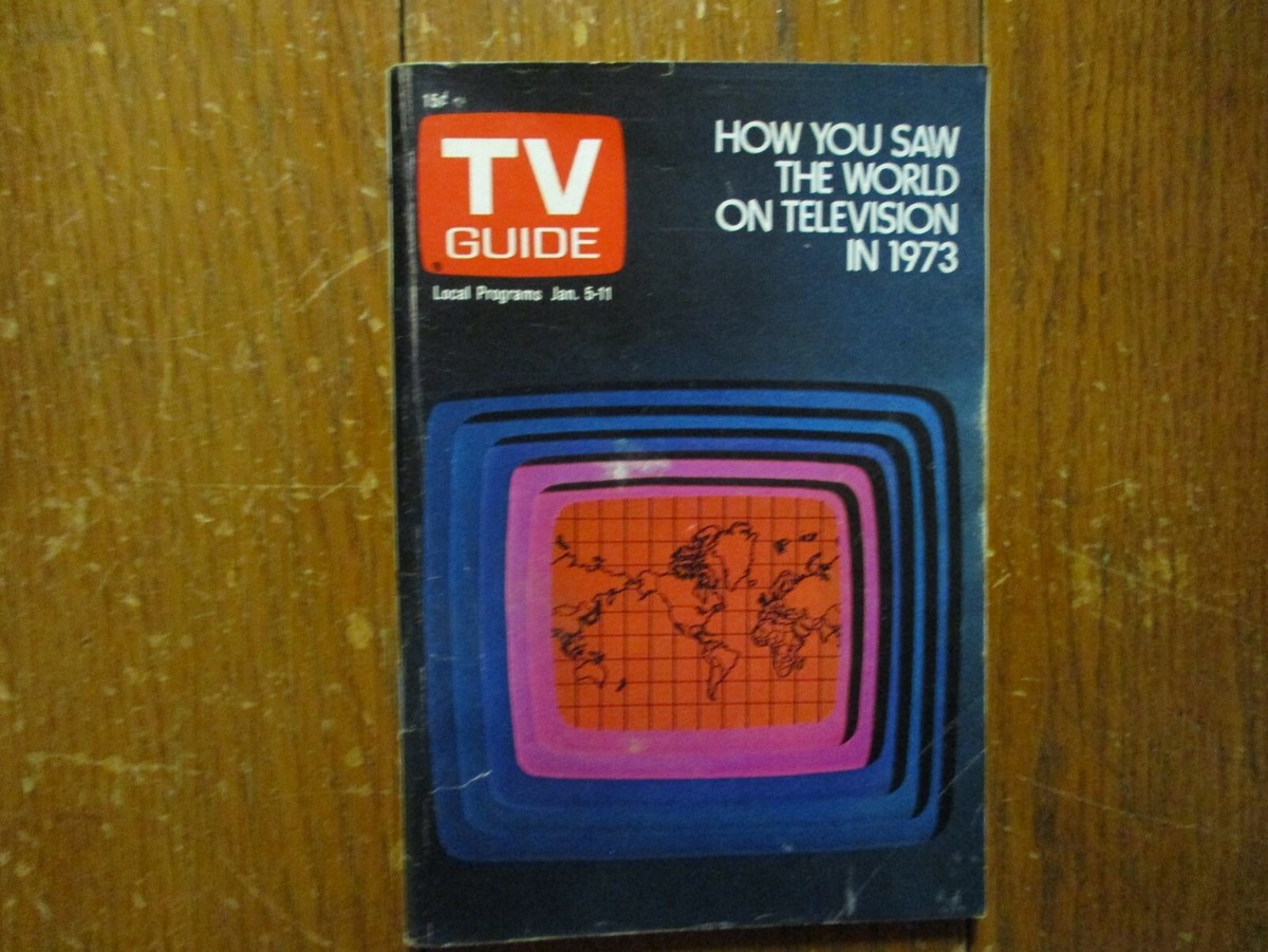 January 5, 1974 TV Guide Magazine (HOW YOU SAW THE WORLD ON