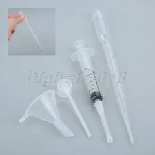 Sample Bottle Perfume Refill Tools Funnels Straws Syringe Easy Refill Pump 4Type