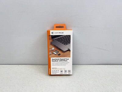 Hyper - HyperDrive Next  8 Port USB-C Hub for MacBook - Space Gray -