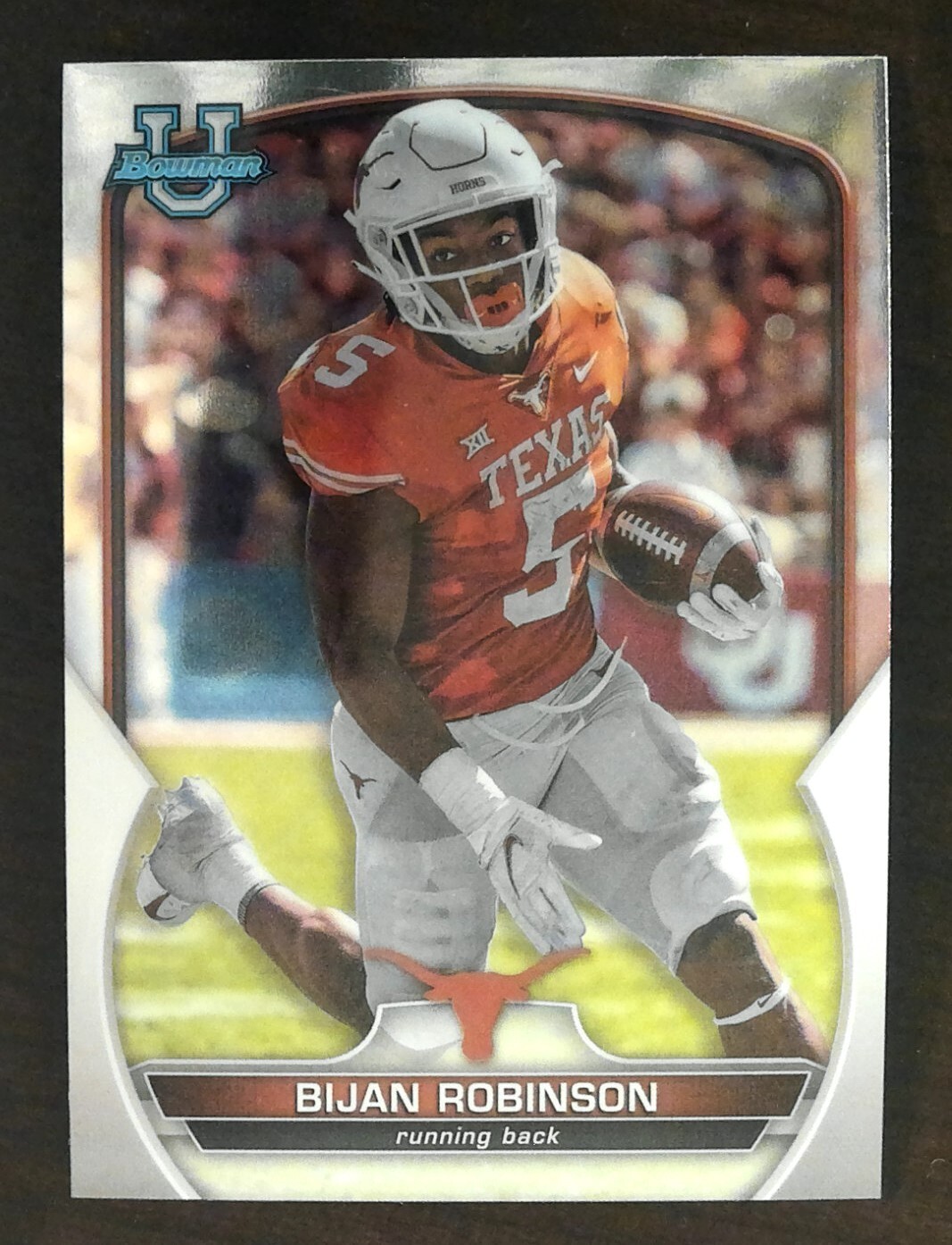 2022 Bowman Chrome U Bijan Robinson Rookie RC #70 Falcons