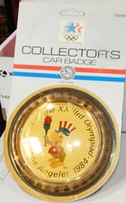 1984 NOS Cal Custom Los Angeles Olympics Car Badge