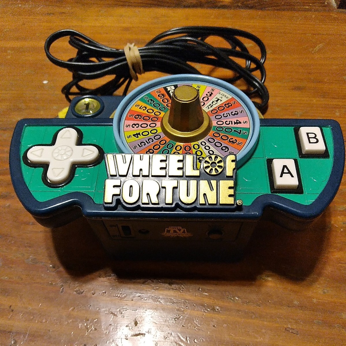 Retro Wheel of Fortune TV Plug N Play Game Jakks Pacific Handheld