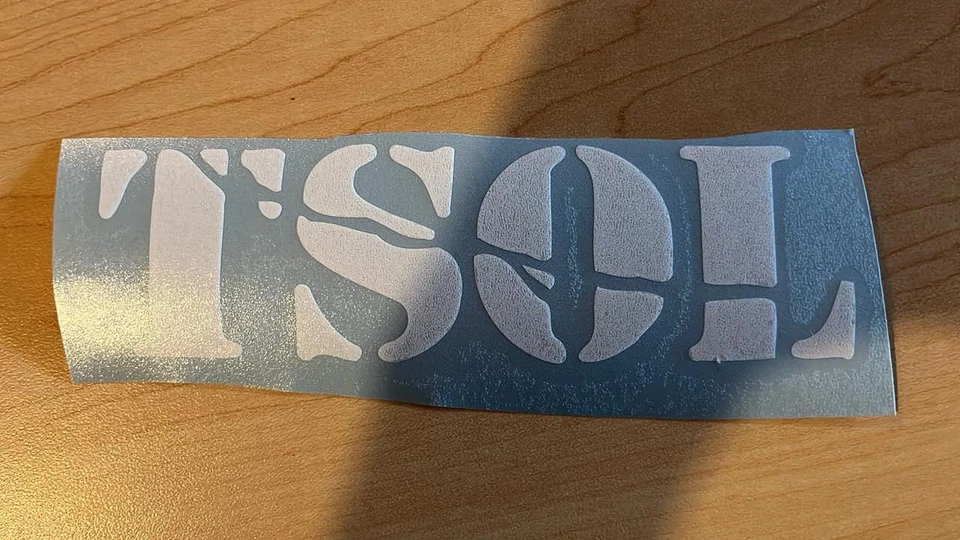 ORACEL TSOL Punk Rock Band music die cut vinyl decal sticker car window free shipping