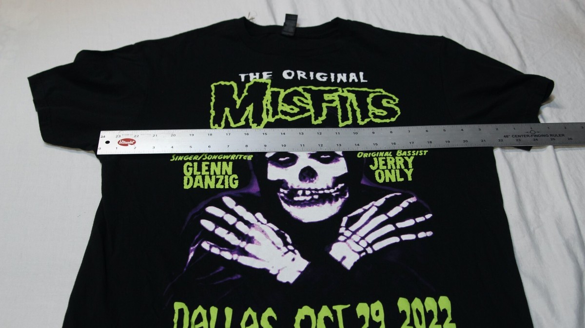 Original Misfits Band Tee Dallas 2022 Concert Merch Glen Danzig